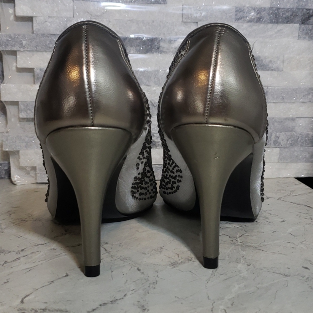 PAPELL Studio Beautiful Rhinestone Heels - Picture 2 of 8
